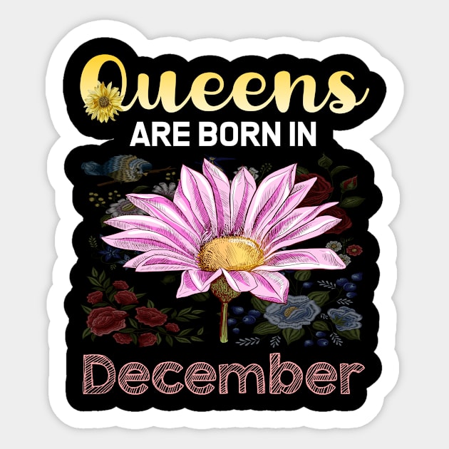 Queen Flower 1 December Sticker by symptomovertake